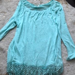 Blue sweater/top